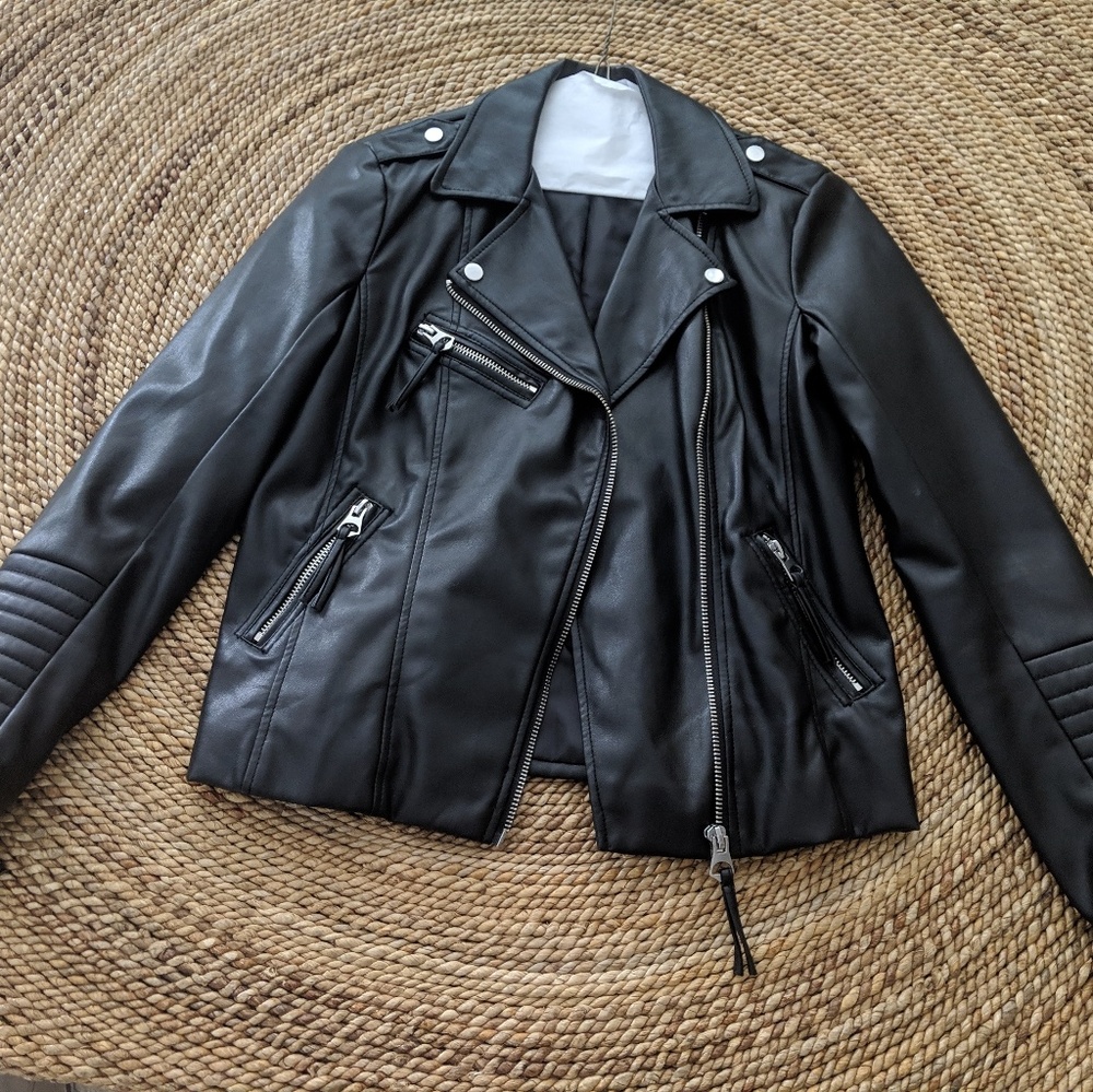 H&M faux leather jacket NWOT
